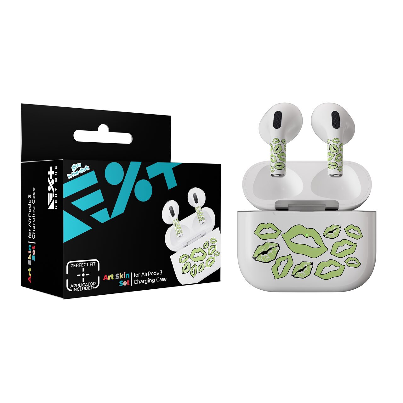 Skin NEXT ONE pentru AirPods 3rd Gen. - Buze fosforescente - iSTYLE RO