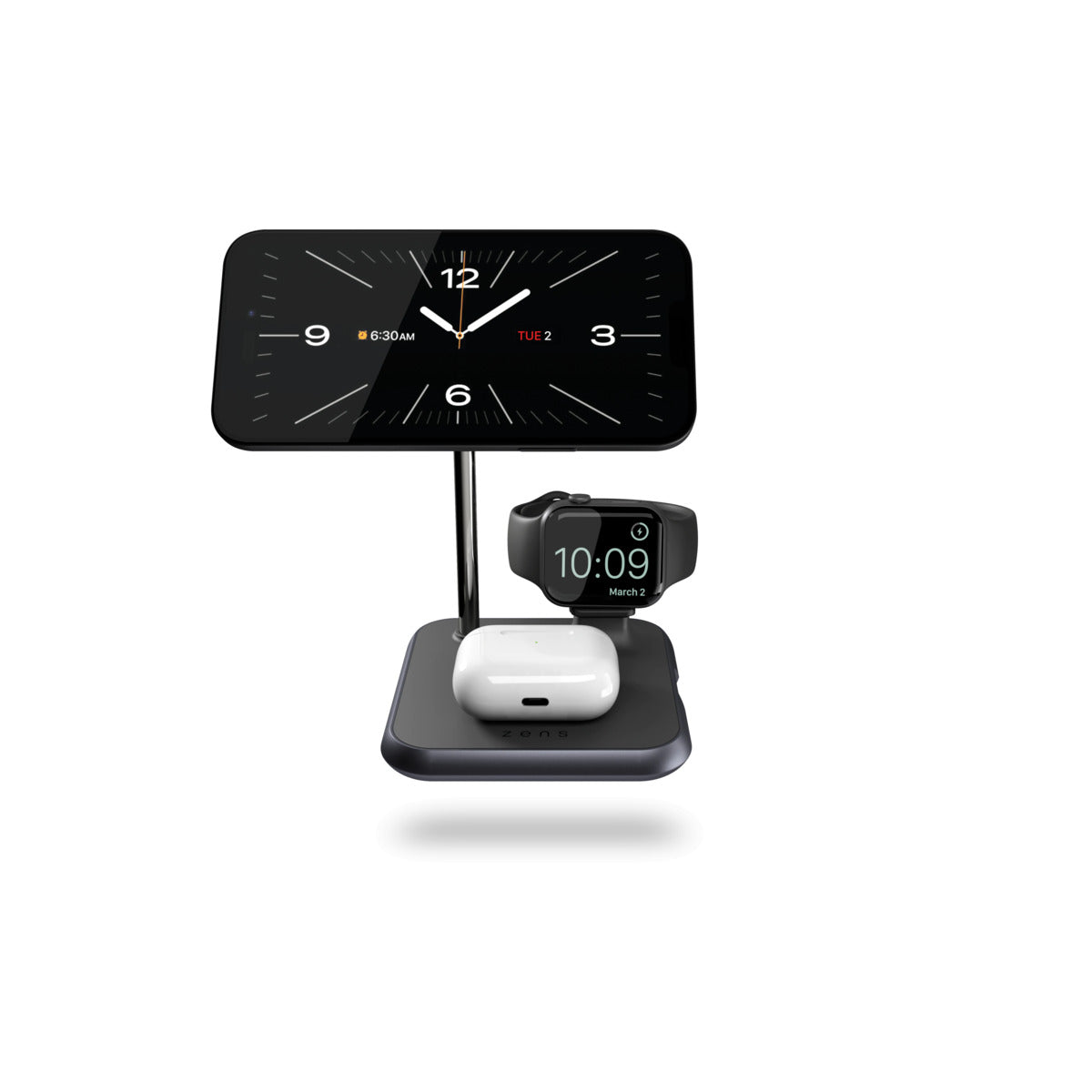 Incarcator telefon wireless, Zens, Magnetic, Negru - iSTYLE RO