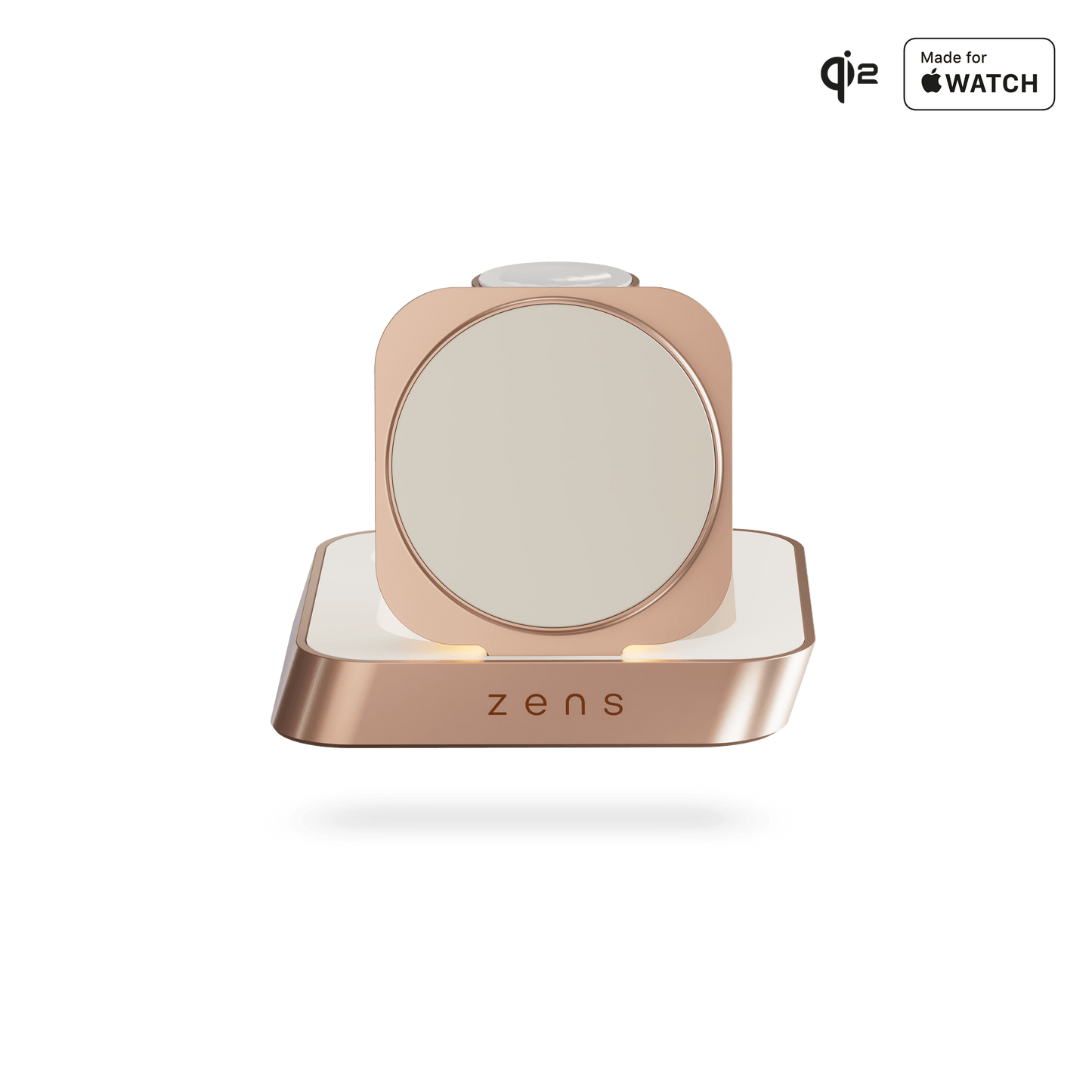 Incarcator magnetic de noptiera ZENS Pro 2, Alb/Roz - iSTYLE RO