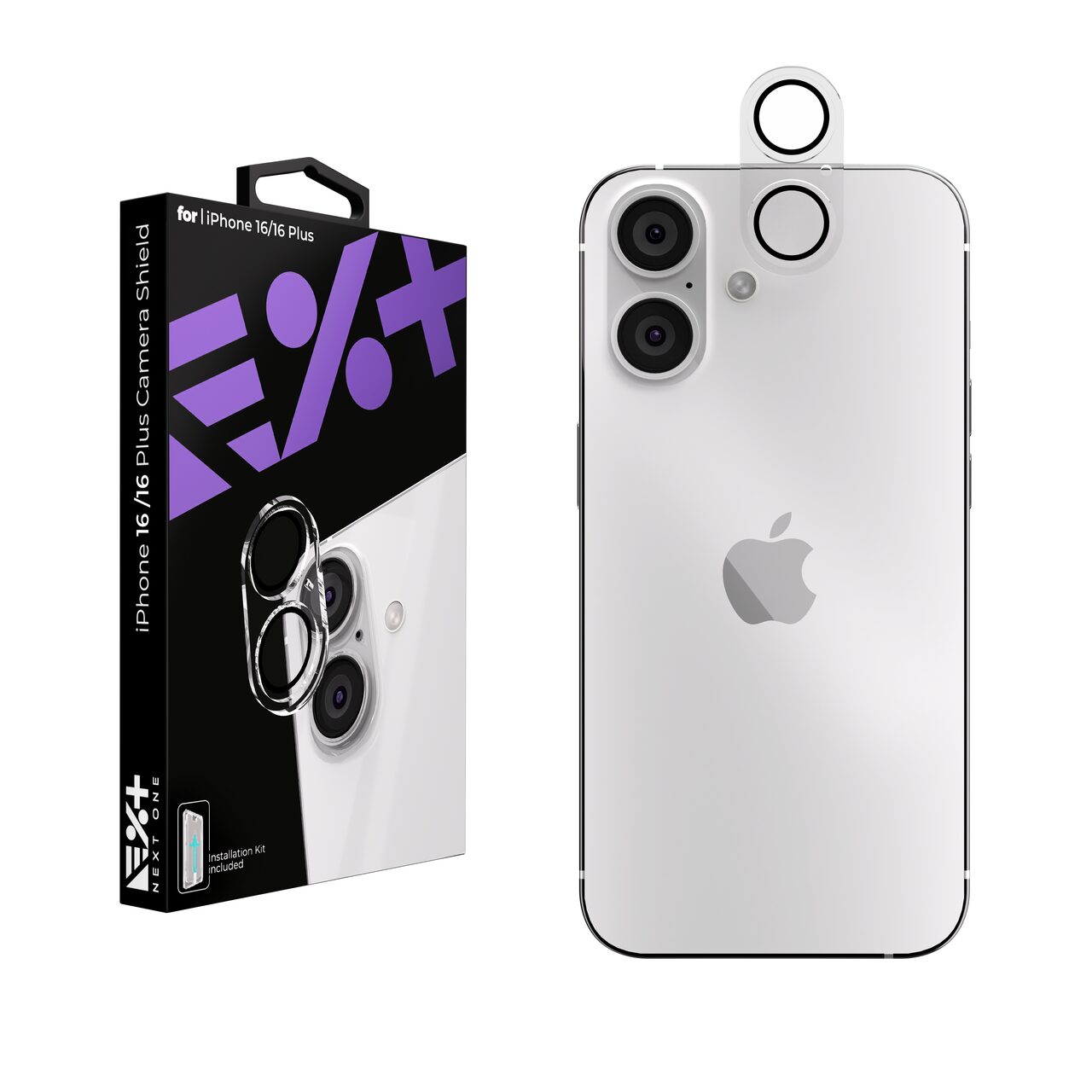Folie de protectie camera foto pentru iPhone 16 si iPhone 16 Plus - iSTYLE RO