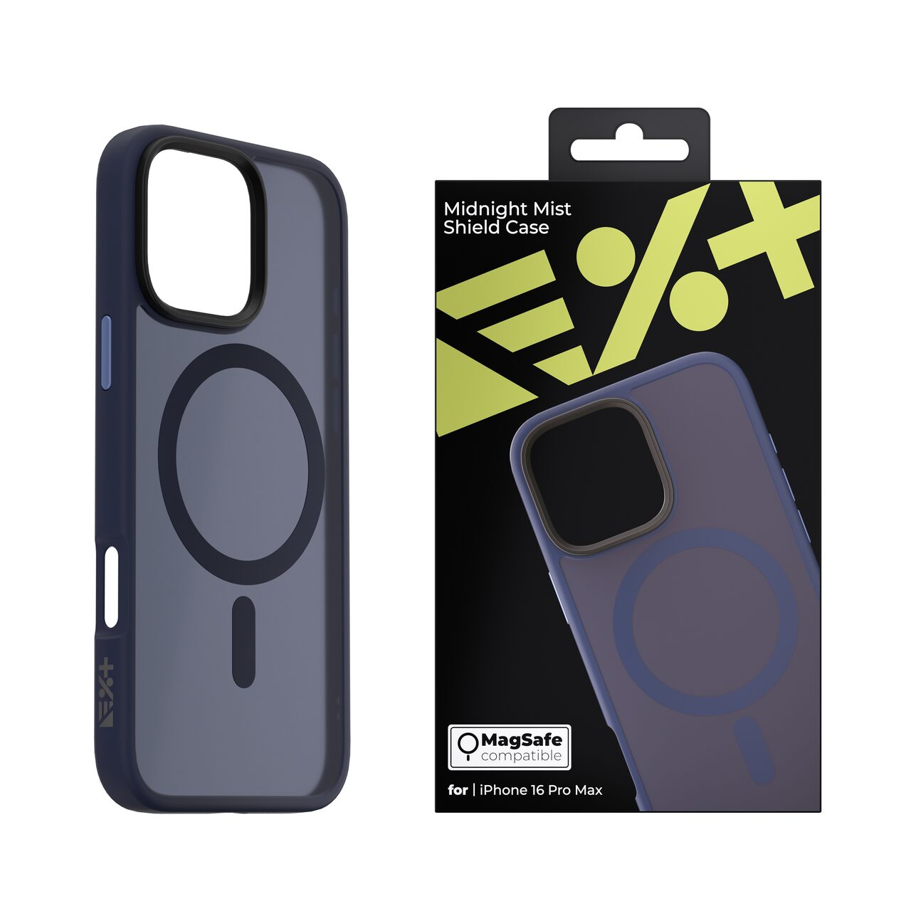 Husa de protectie NEXT ONE Mist Shield cu MagSafe pentru iPhone 16 Pro Max, Albastru - iSTYLE RO