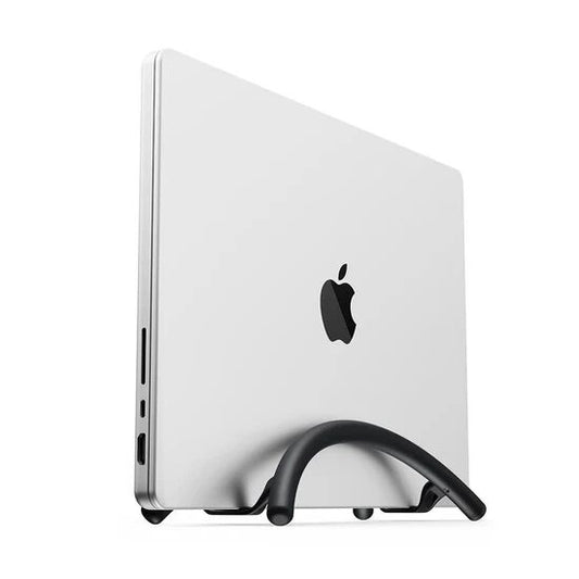 Suport Twelve South BookArc Flex, suport vertical laptop/MacBook, pentru birou, compatibil laptopuri pana la 14”, grosime max. 2.5 cm (1”), Negru
