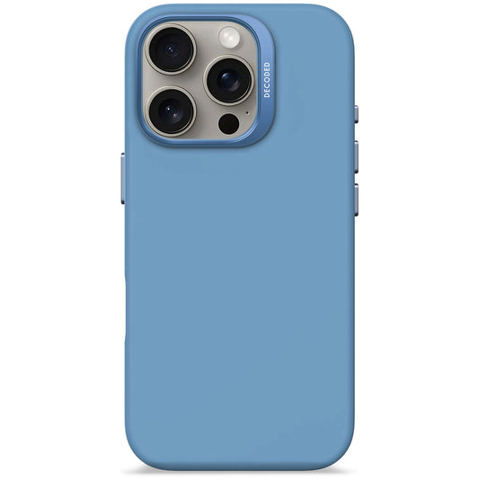 Husa de protectie DECODED din silicon pentru iPhone 16 Pro, Albastru - iSTYLE RO
