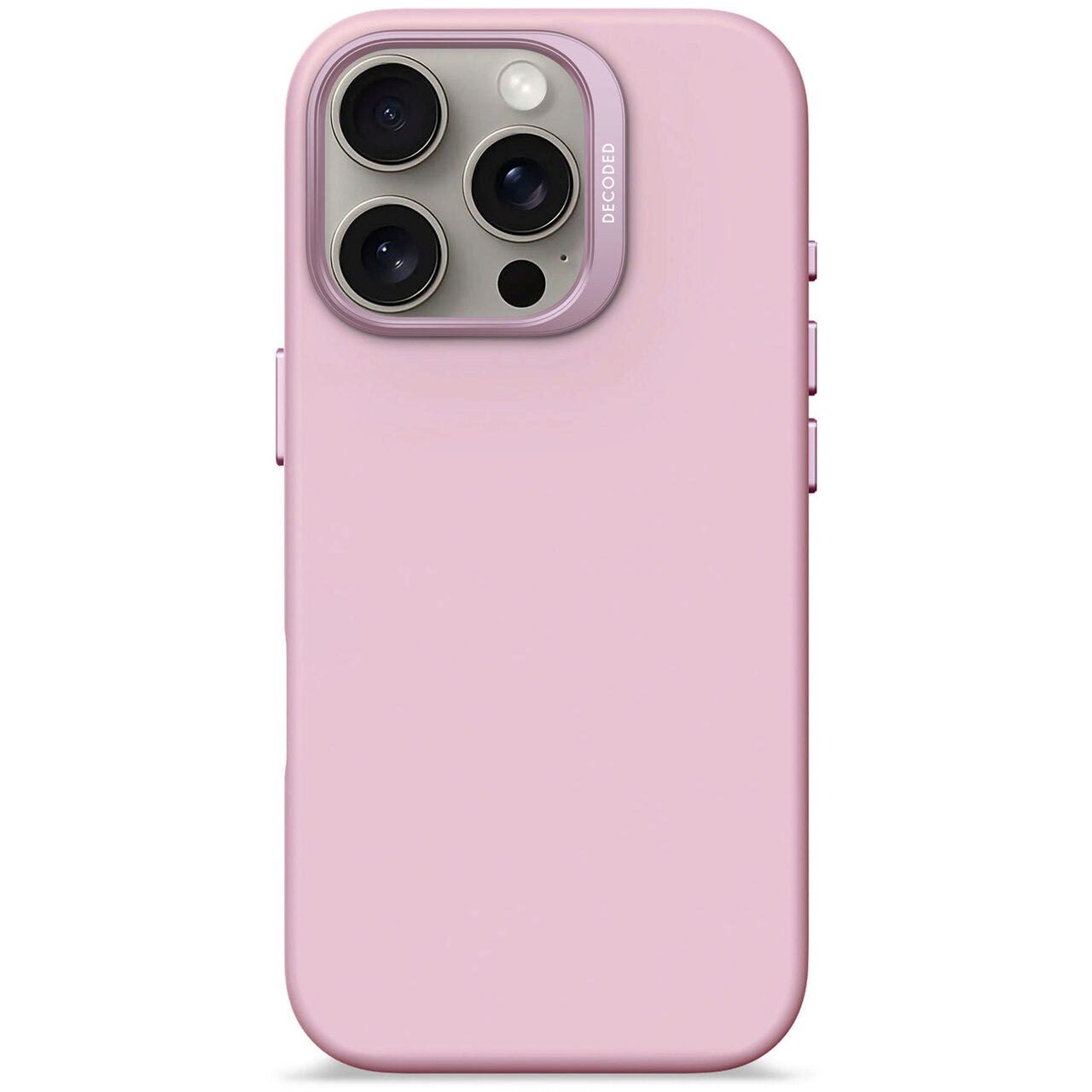 Husa de protectie DECODED din silicon pentru iPhone 16 Pro, Roz - iSTYLE RO