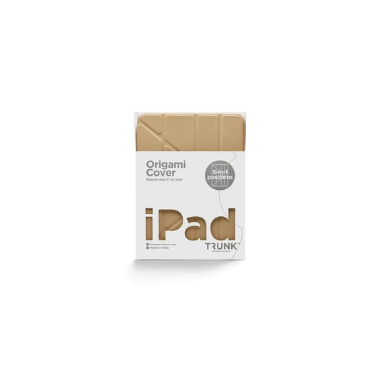 Husa de protectie Trunk Origami pentru iPad 11", Crem
