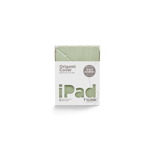 Husa de protectie Trunk Origami pentru iPad Pro 11", Verde