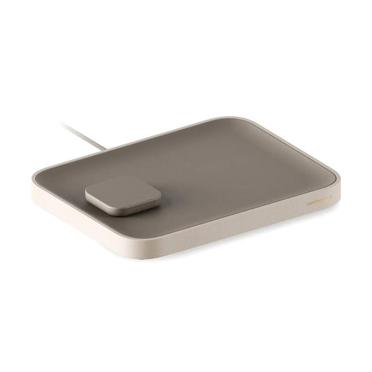 Organizator Twelve South cu incarcare Wireless, Qi2, Bej