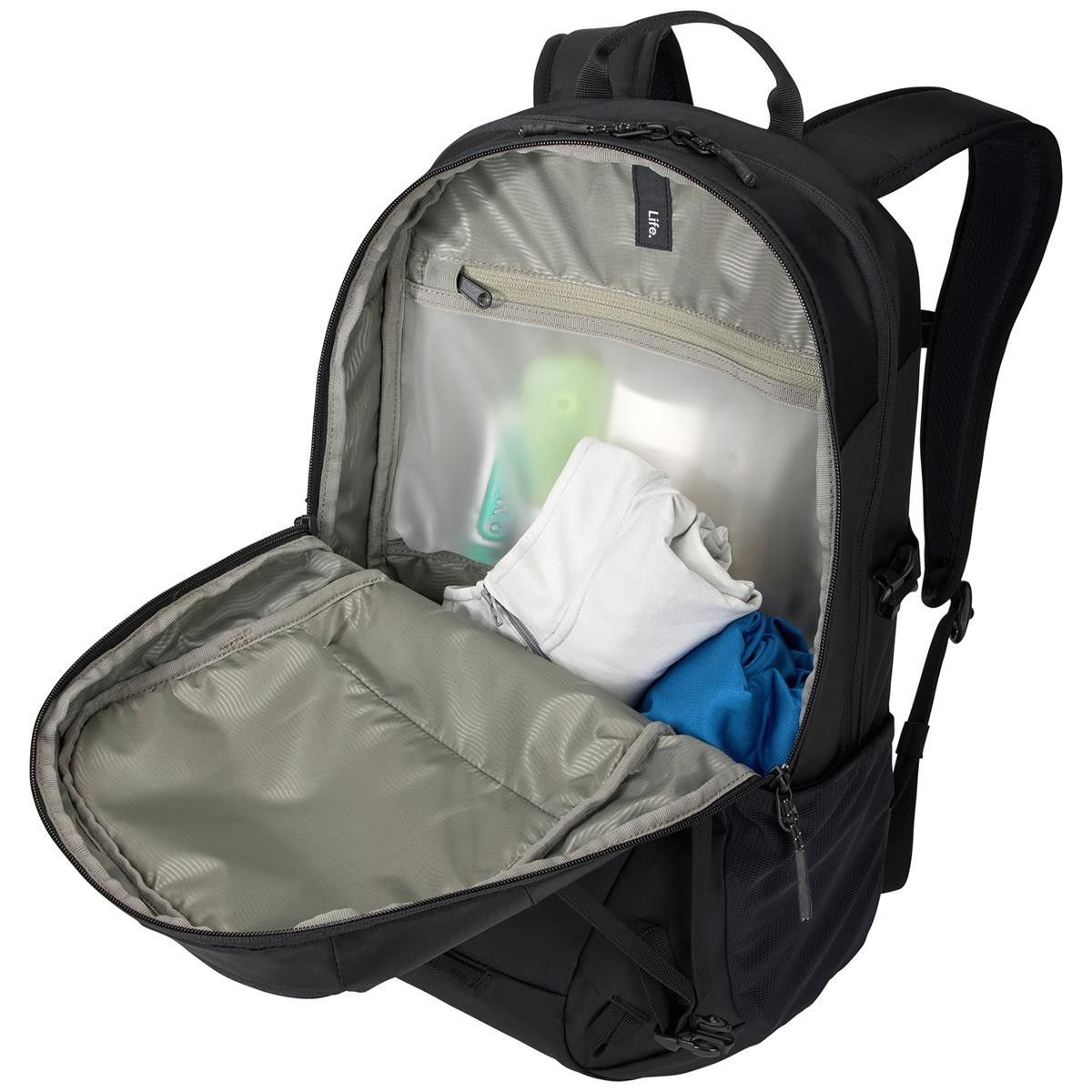 Rucsac urban cu compartiment laptop, Thule, EnRoute, 23L, Black (model 2022) - iSTYLE RO