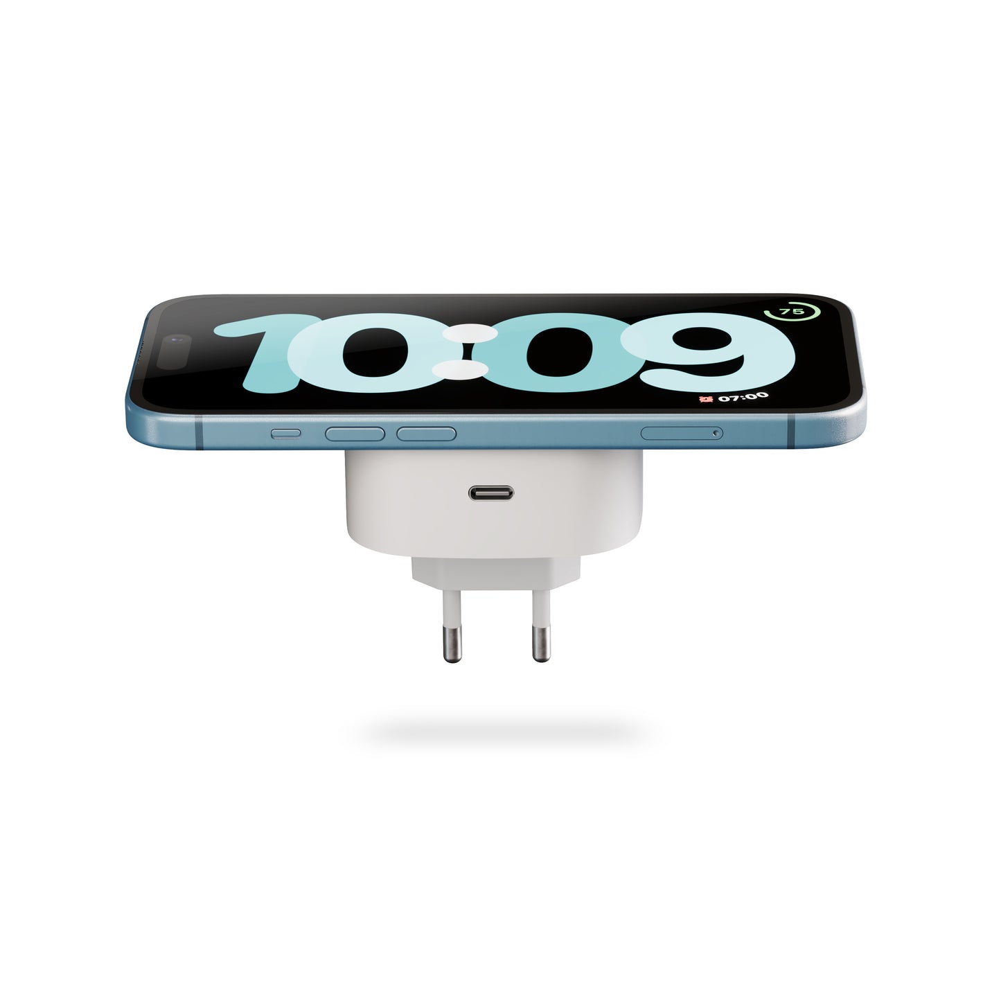 Adaptor priza ZENS cu incarcare wireless, Alb - iSTYLE RO