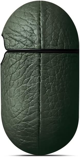 Husa de protectie Woolnut pentru AirPods (gen.3), Piele, Verde - iSTYLE RO