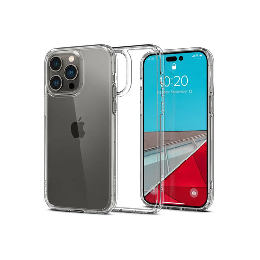 Husa de protectie Spigen Crystal Hybrid pentru iPhone 14 Pro Max, Crystal Clear - iSTYLE RO