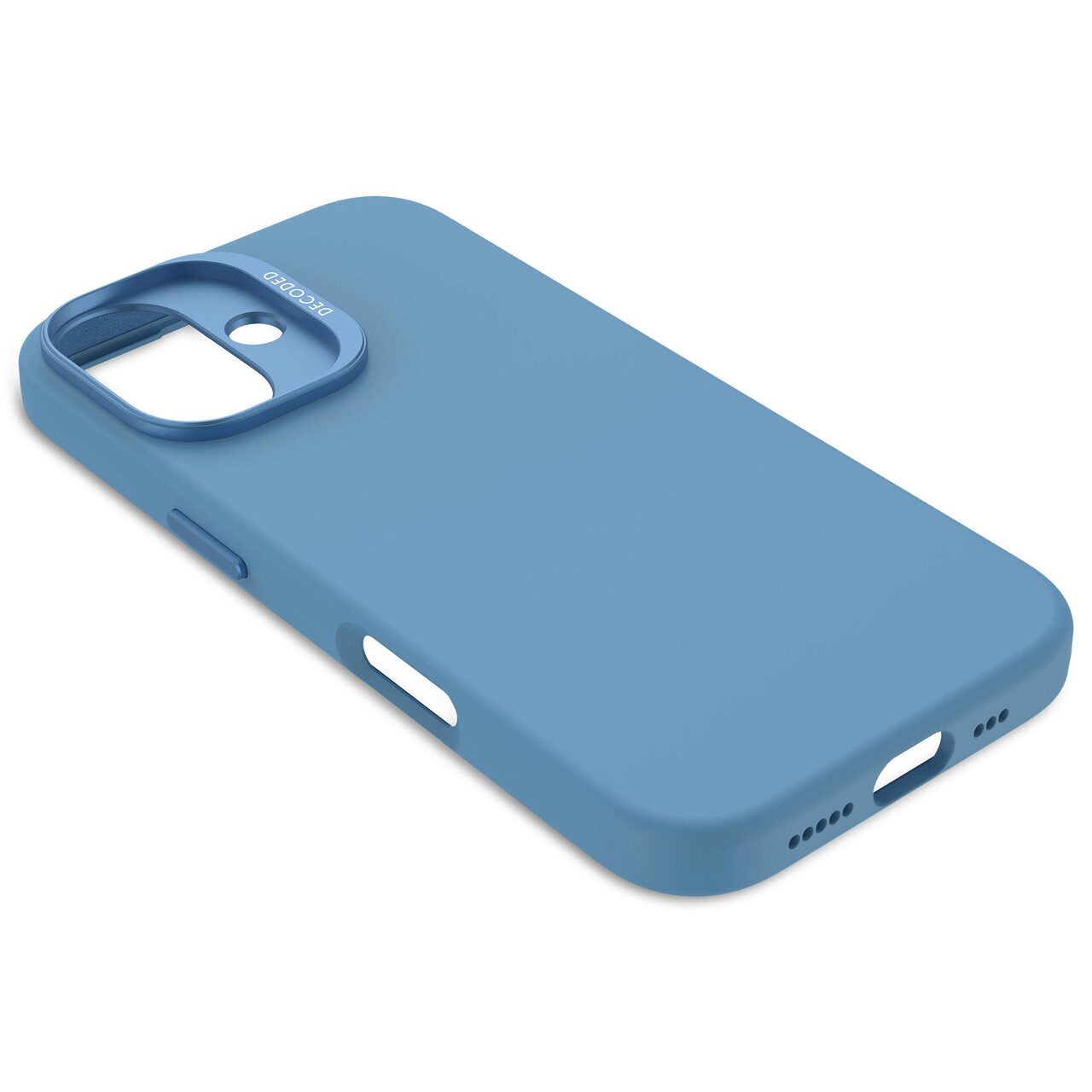 Husa de protectie DECODED din silicon pentru iPhone 16 Plus, Albastru - iSTYLE RO