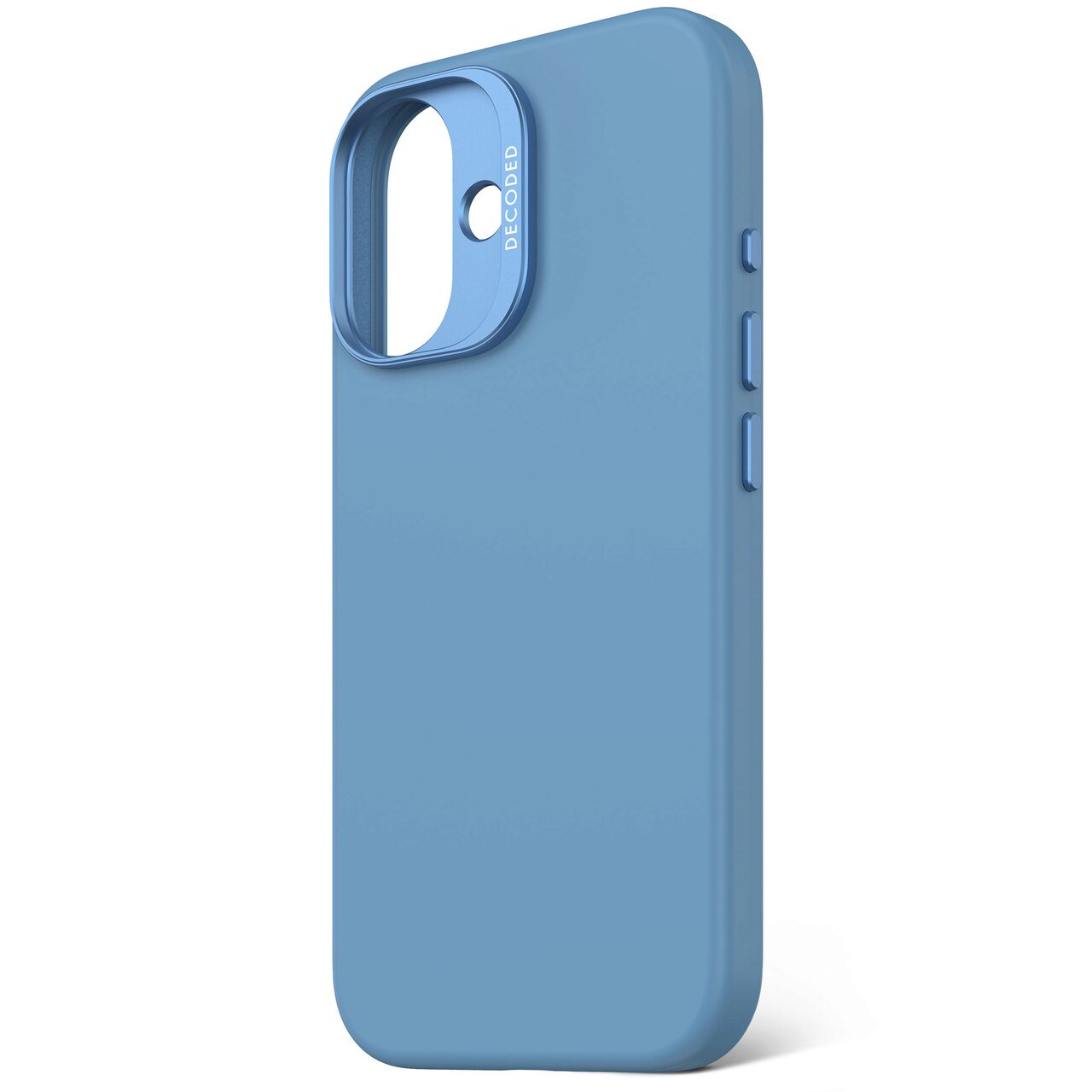 Husa de protectie DECODED din silicon pentru iPhone 16, Albastru - iSTYLE RO