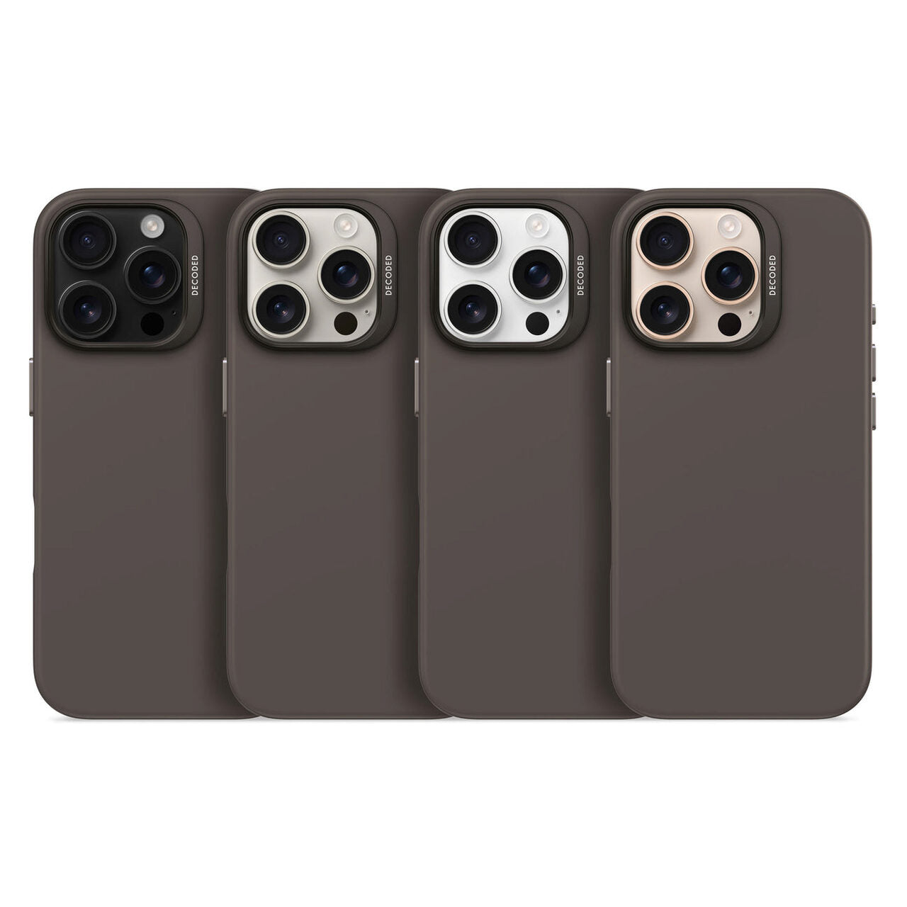Husa de protectie DECODED din silicon pentru iPhone 16 Pro Max, Maro - iSTYLE RO
