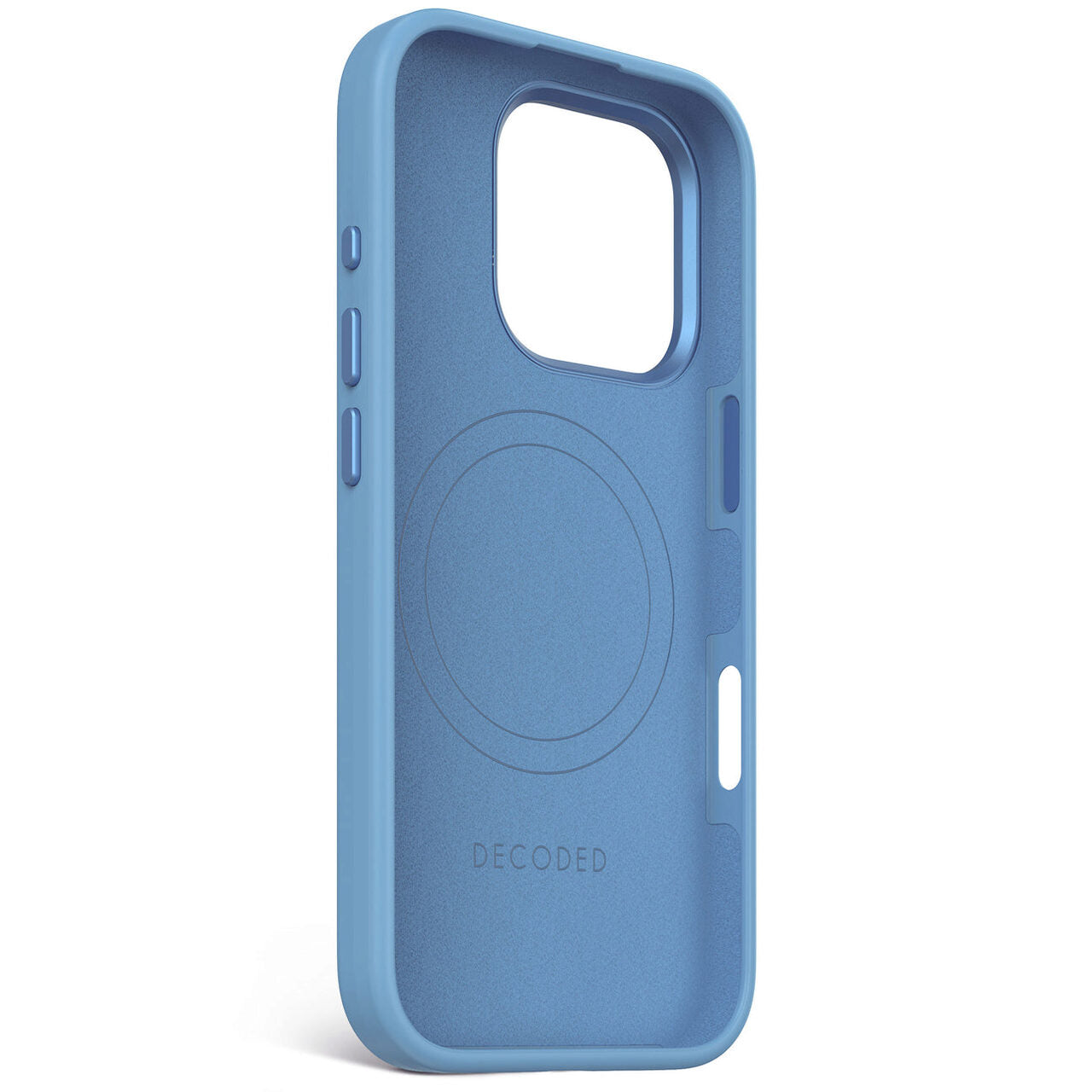 Husa de protectie DECODED din silicon pentru iPhone 16 Pro, Albastru - iSTYLE RO