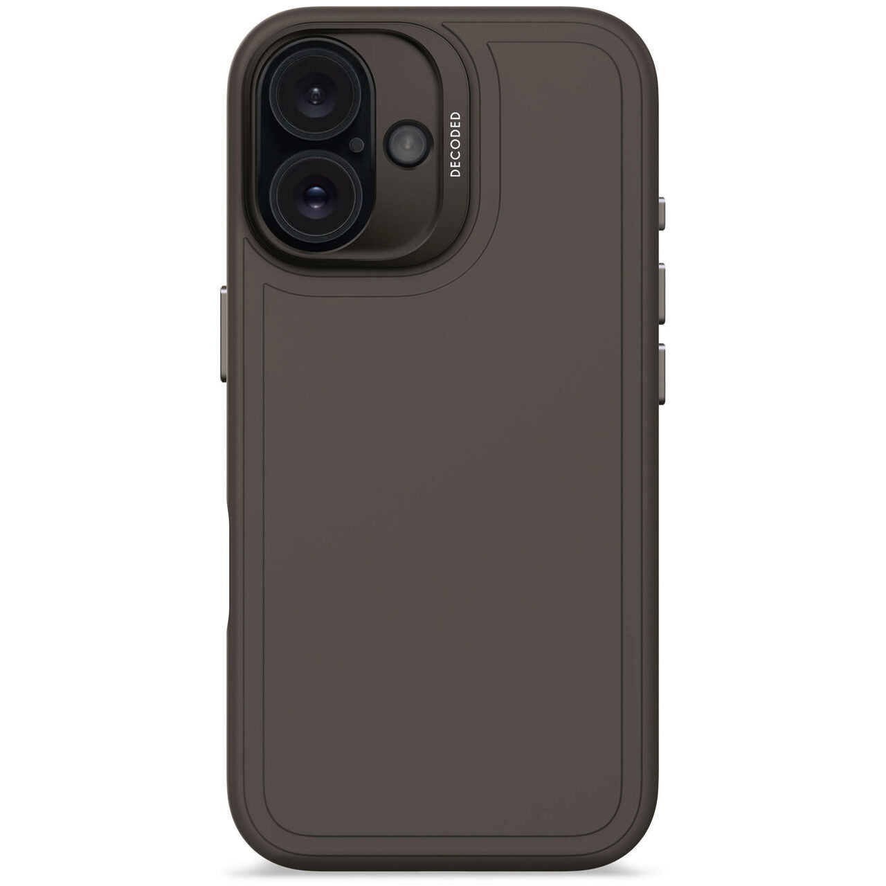 Husa de protectie DECODED din silicon pentru iPhone 16 Plus, Maro - iSTYLE RO