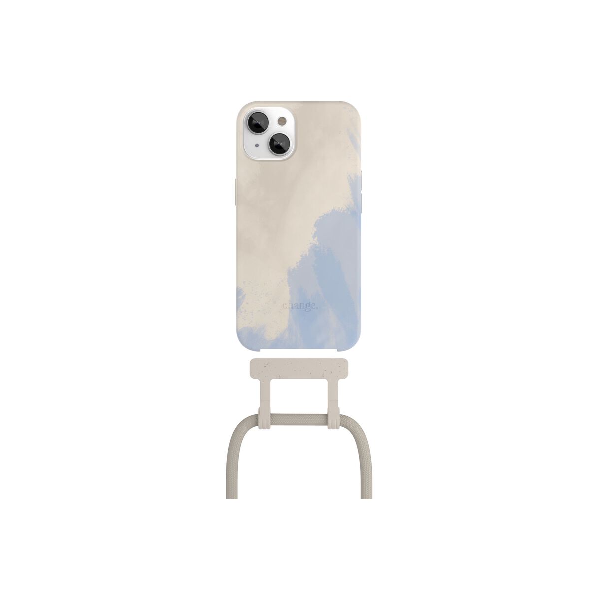 Husa de protectie Woodcessories Change Case pentru iPhone 14 Plus, Beige - iSTYLE RO