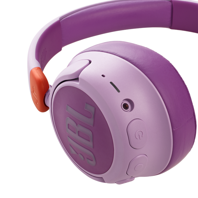 Casti Over-Ear pentru copii JBL JR460NC, Bluetooth, Active Noise Cancelling, Microfon, Roz - iSTYLE RO