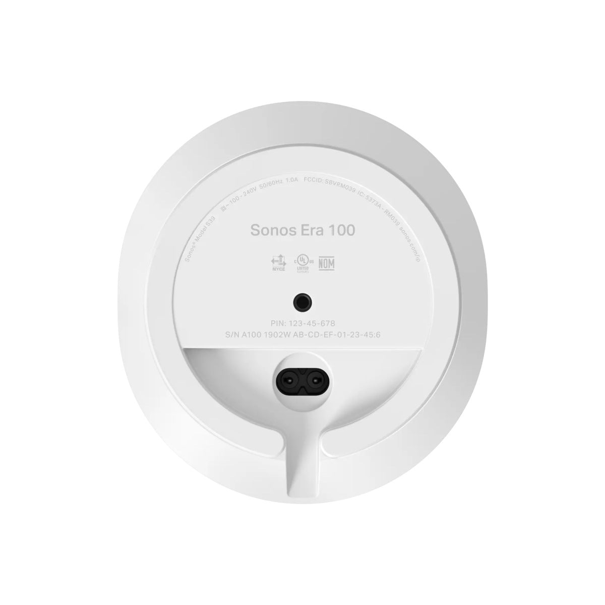 Boxa Sonos Era 100, WiFi, Multiroom, Bluetooth, Asistent vocal, Alb - iSTYLE RO