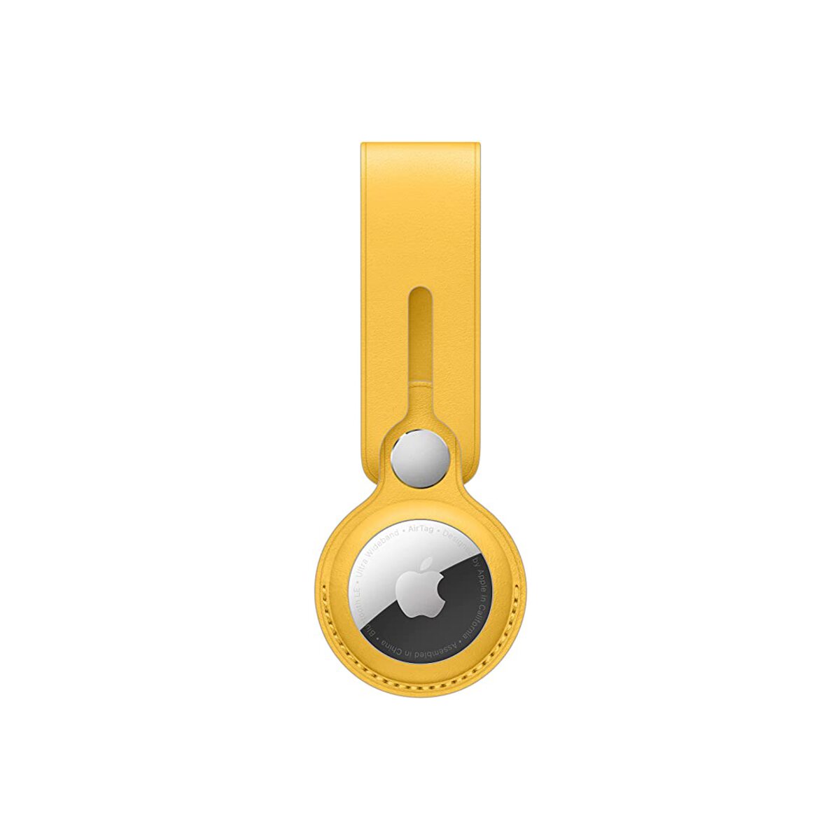 Breloc Apple pentru AirTag Loop Piele, Meyer Lemon (Seasonal Summer2021) - iSTYLE RO