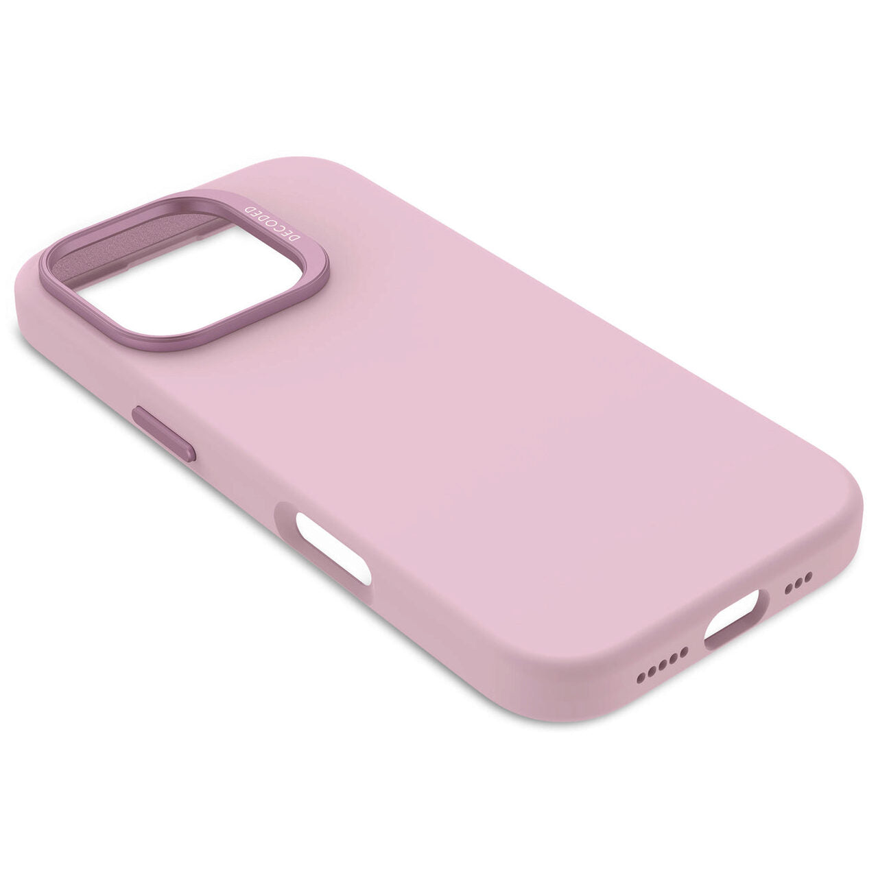 Husa de protectie DECODED din silicon pentru iPhone 16 Pro Max, Roz - iSTYLE RO