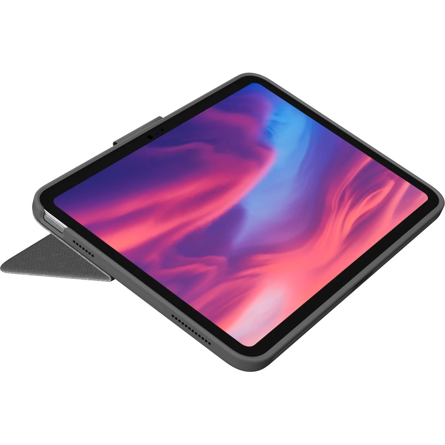 Husa Logitech Combo Touch cu Smart Connector, tastatura iluminata si trakpad detasabile pentru iPad gen 10, US, Gri Oxford - iSTYLE RO