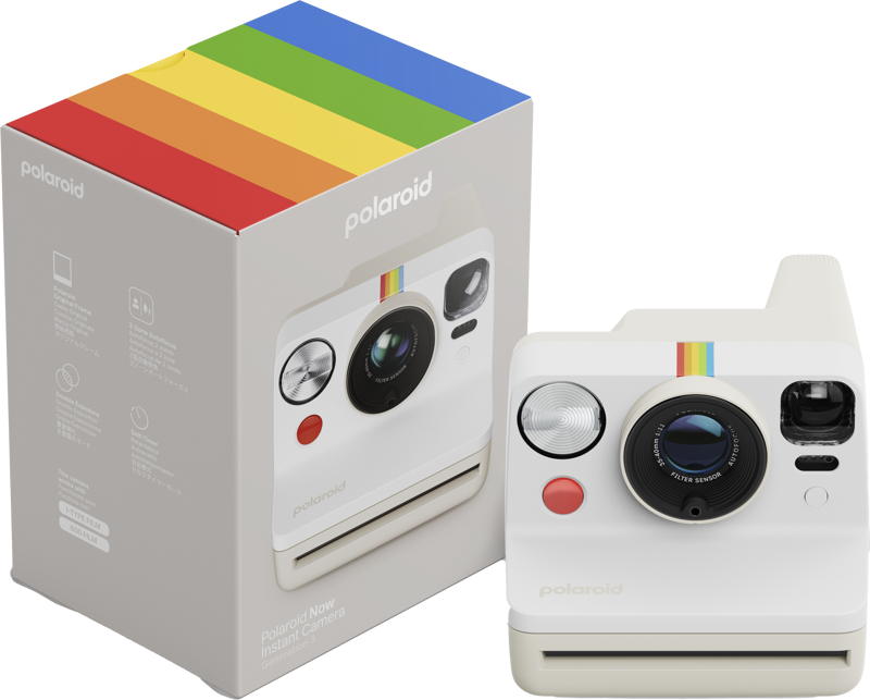 Camera Foto Instant Polaroid Now (gen.3), Alb - iSTYLE RO