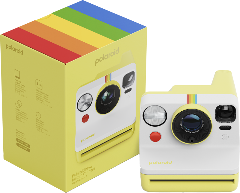 Camera Foto Instant Polaroid Now (gen.3), Galben - iSTYLE RO