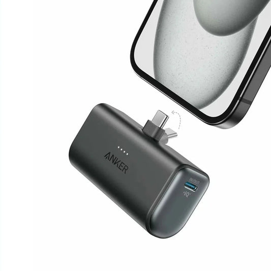Baterie externa Anker Nano 5000 mAh 22.5W conector USB-C negru - iSTYLE RO
