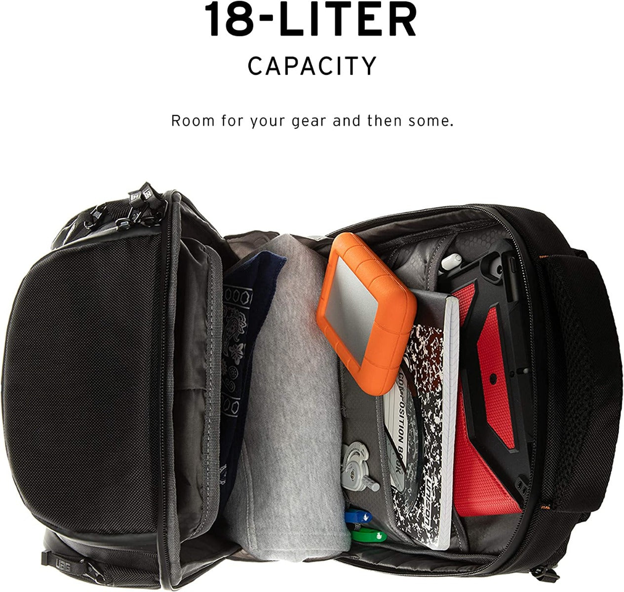 Rucsac UAG 18L, 13", Negru - iSTYLE RO