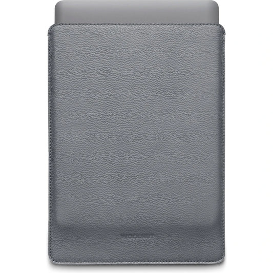 Husa de protectie Woolnut pentru MacBook Pro 13" / MacBook Air, Piele, Gri - iSTYLE RO