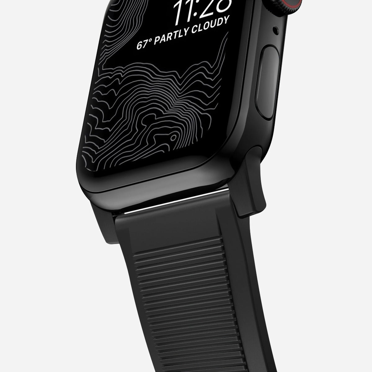 Curea Nomad Rugged Strap pentru Apple Watch Ultra 49mm, Negru - iSTYLE RO