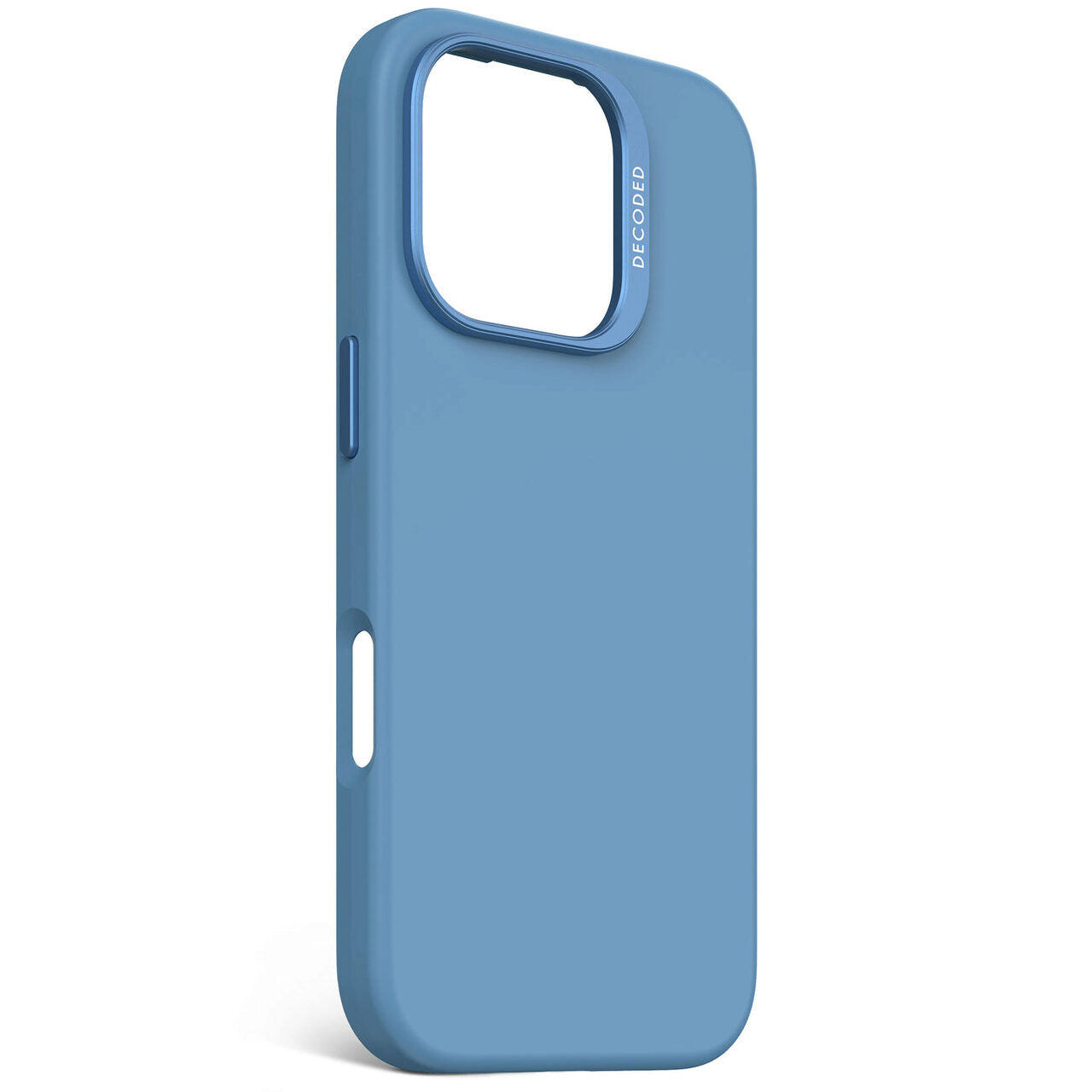 Husa de protectie DECODED din silicon pentru iPhone 16 Pro, Albastru - iSTYLE RO