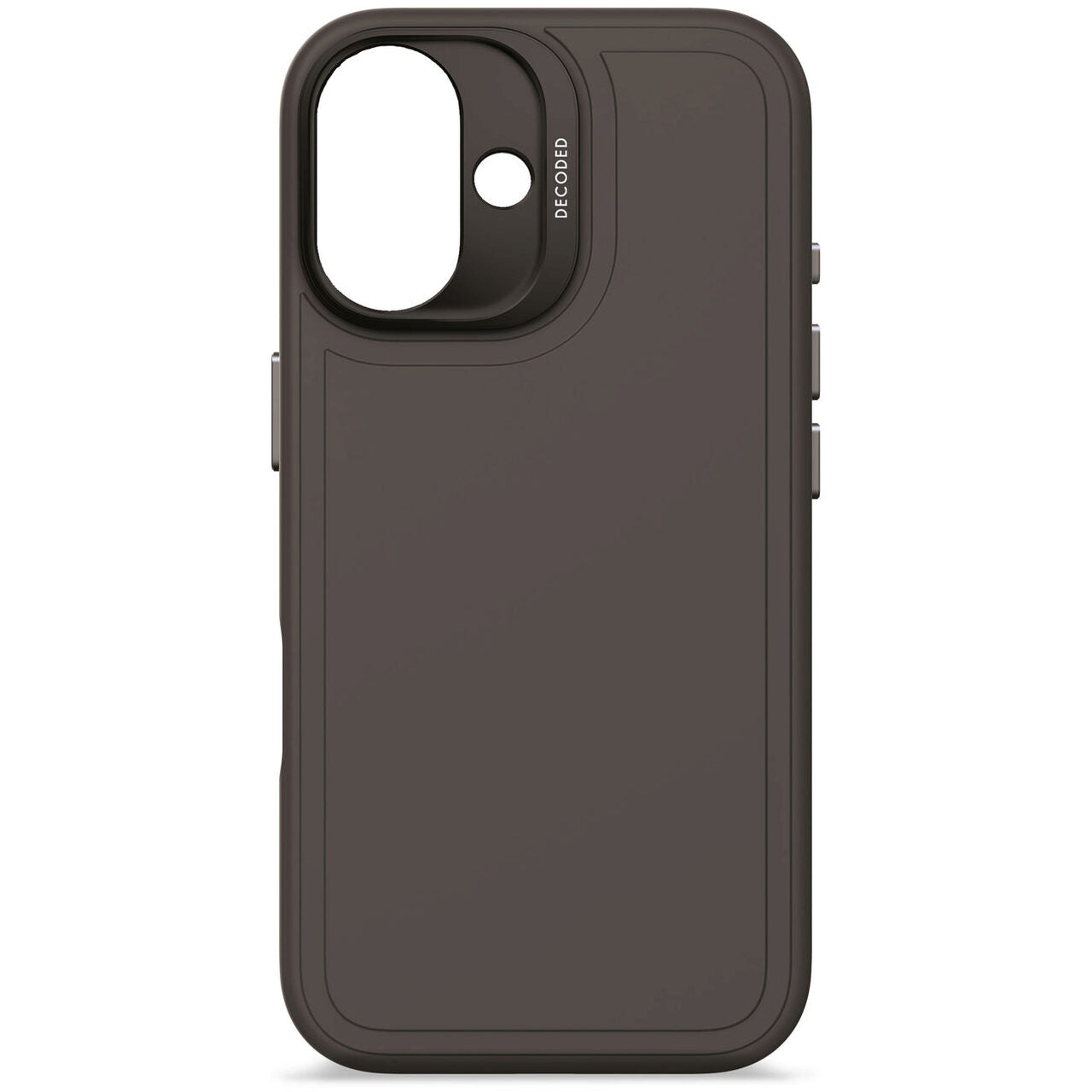 Husa de protectie DECODED din silicon pentru iPhone 16, Maro - iSTYLE RO