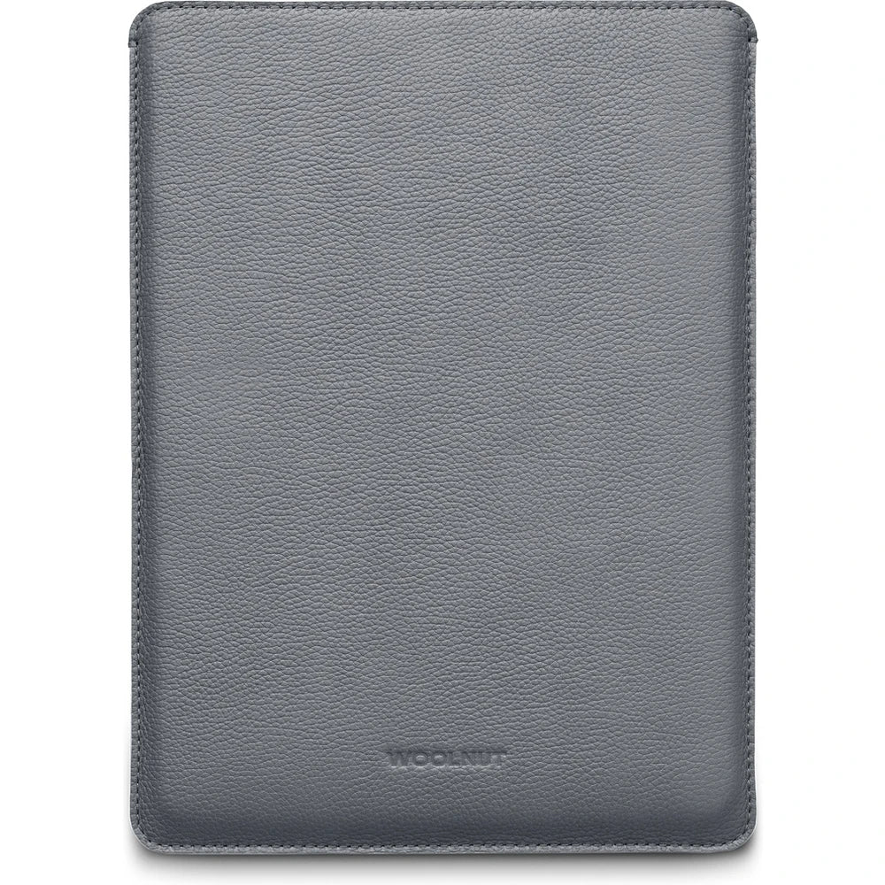 Husa de protectie Woolnut pentru MacBook Pro 13" / MacBook Air, Piele, Gri - iSTYLE RO