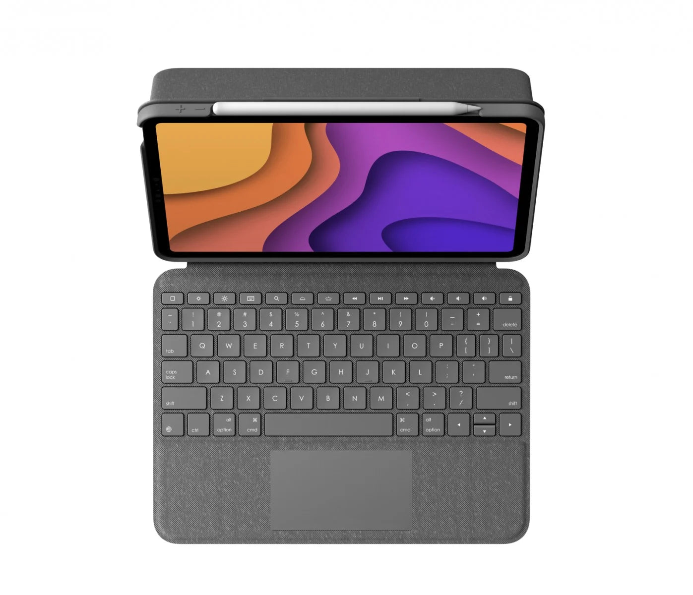 Husa Logitech Folio Touch cu tastatura iluminata si trackpad pentru iPad Air gen 4,5, US - iSTYLE RO