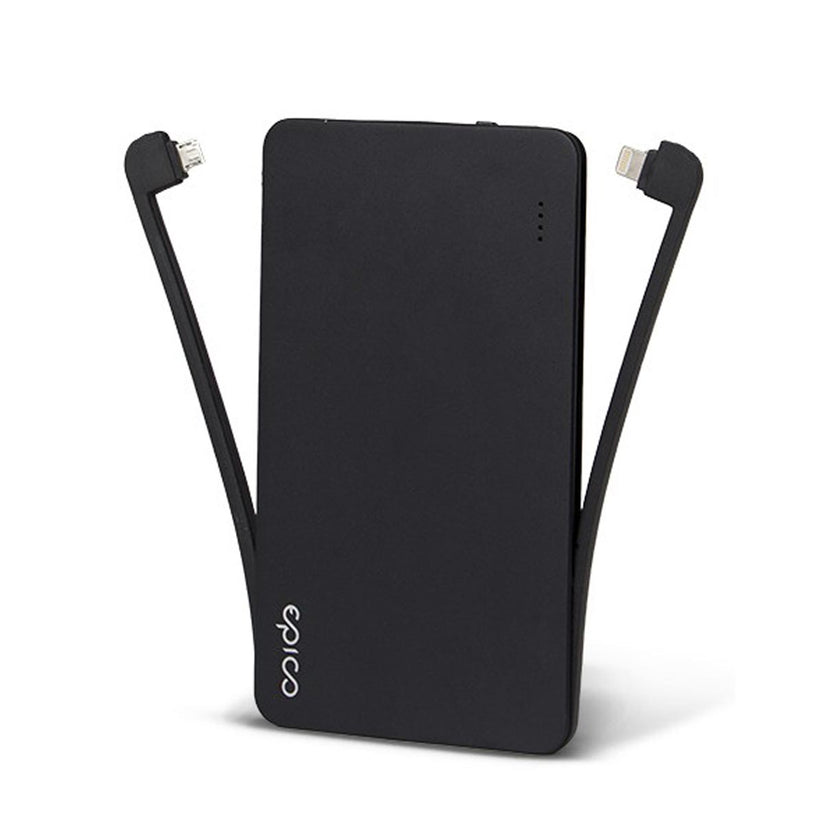 Acumulator extern EPICO Eloop cu cablu Lightning si Micro USB - 5000mAh - iSTYLE RO