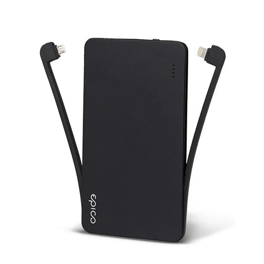Acumulator extern EPICO Eloop cu cablu Lightning si Micro USB - 5000mAh - iSTYLE RO