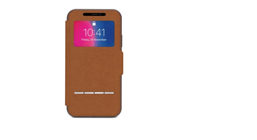 Husa de protectie Moshi SenseCover pentru iPhone X - Caramel Brown - iSTYLE RO