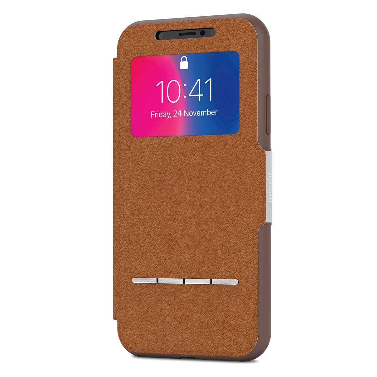 Husa de protectie Moshi SenseCover pentru iPhone X - Caramel Brown - iSTYLE RO