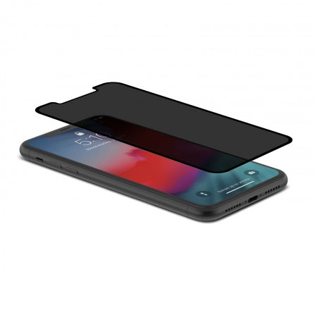 Folie de protectie Moshi IonGlass Privacy pentru iPhone XR, Negru - iSTYLE RO