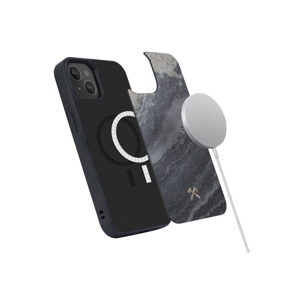 Husa de protectie Woodcessories cu MagSafe pentru iPhone 14 Plus, Negru - iSTYLE RO