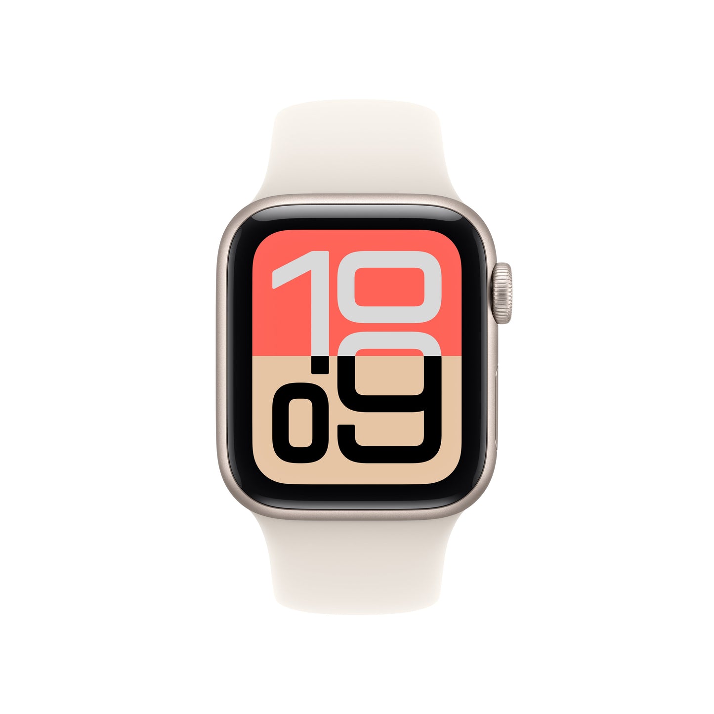 Apple Watch SE 3 GPS 40mm Starlight Aluminium Case with Starlight Sport Band - M/L