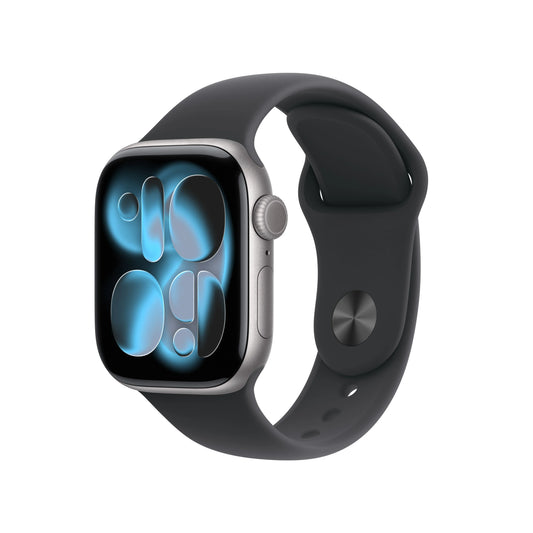 Apple Watch Series 11 GPS 42mm Space Grey Aluminium Case with Black Sport Band - S/M