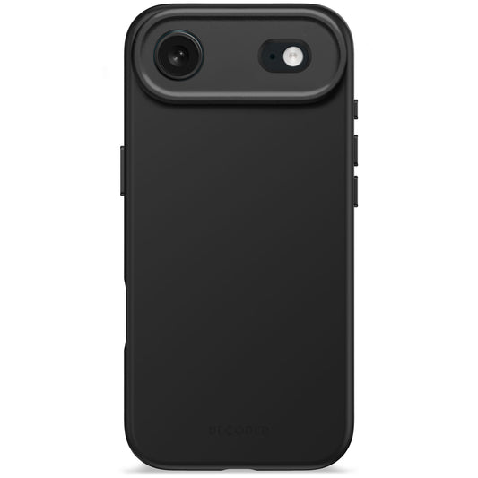 Husa de protectie DECODED Antimicrobian pentru iPhone Air, Silicon, Phantom Black