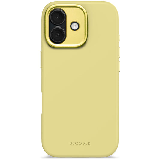 Husa de protectie DECODED Antimicrobian pentru iPhone 17, Silicon, Yuma Yellow