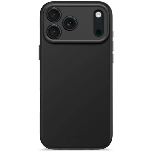 Husa de protectie DECODED Antimicrobian pentru iPhone 17 Pro Max, Silicon, Phantom Black