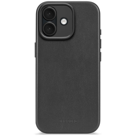 Husa de protectie DECODED pentru iPhone 17, Piele, Negru