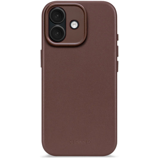 Husa de protectie DECODED pentru iPhone 17, Piele, Maro