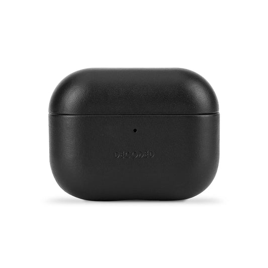 Husa de protectie DECODED pentru AirPods Pro 3, Piele, Negru